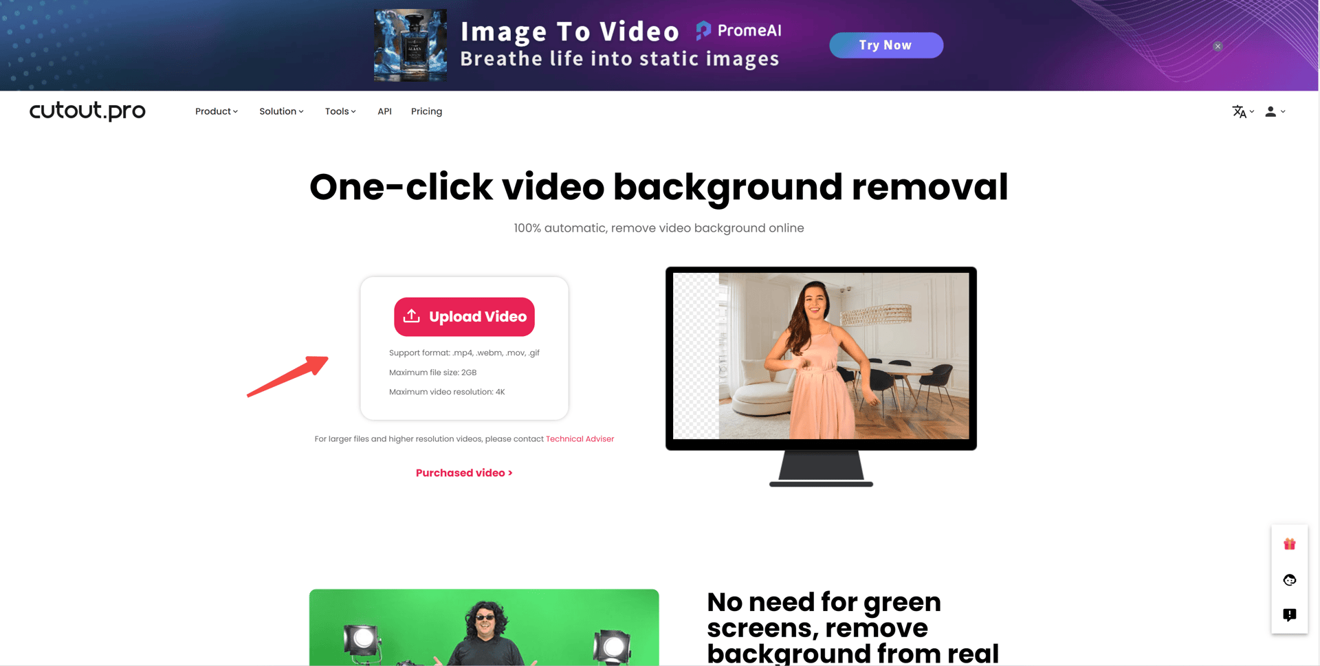 capcut video background remover