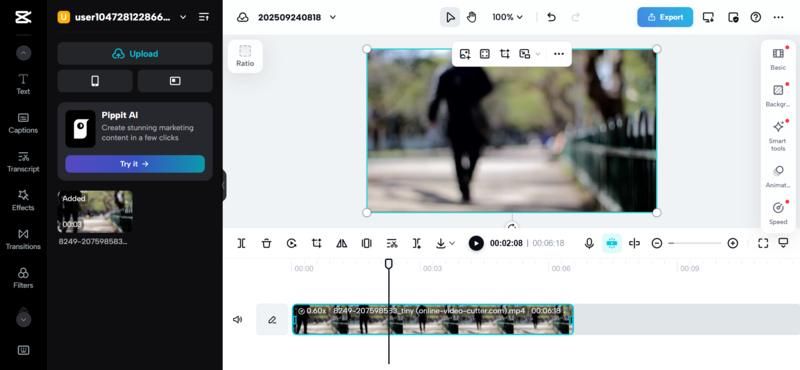CapCut Best Video Stabilizer Online Free
