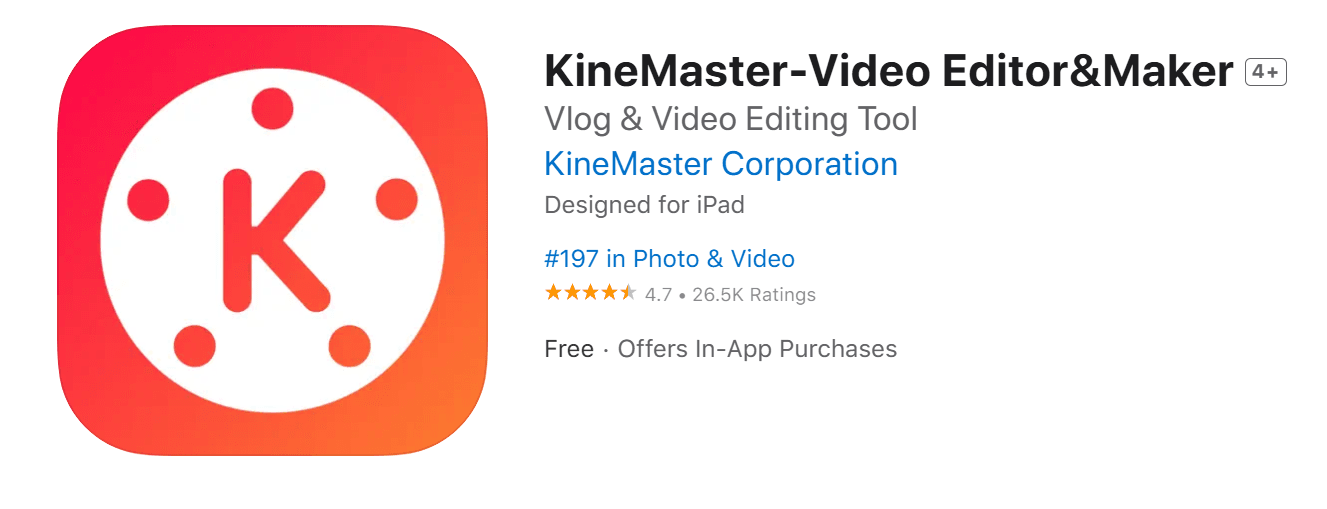 kinemaster video enhancer app 