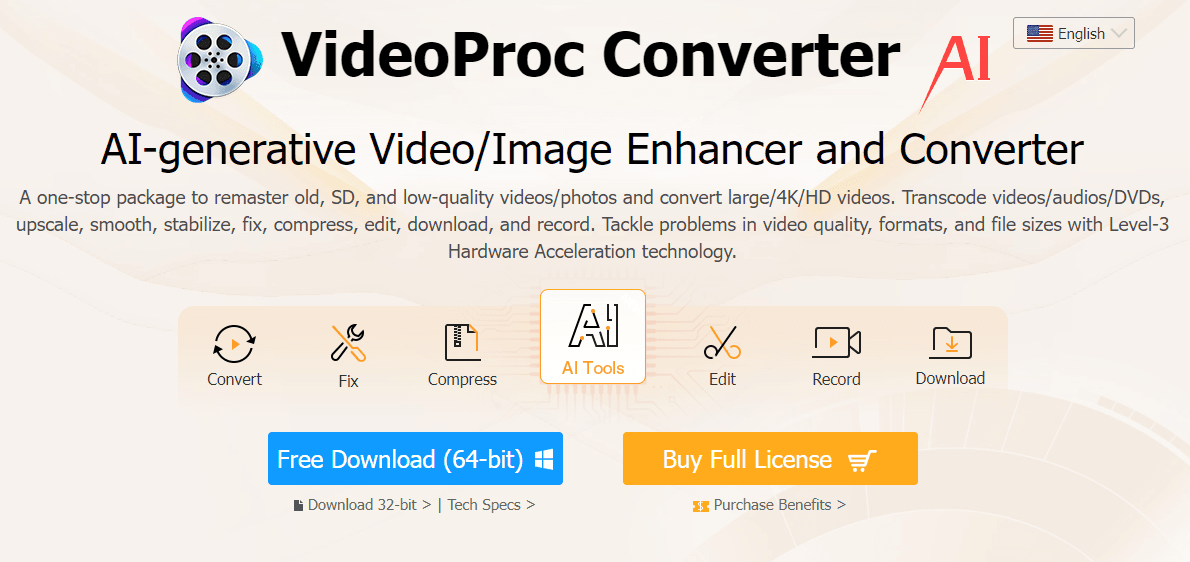 VideoProc Converter A.I.