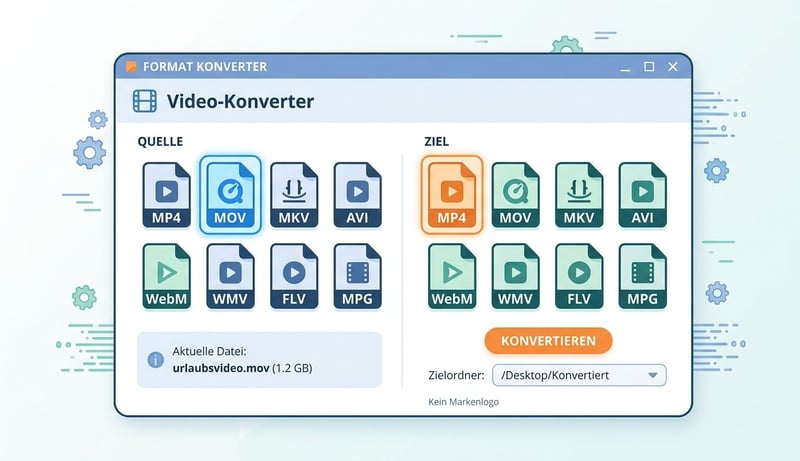 Konzept Format-Grid 8 Video-Container-Formate