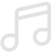 Music note icon