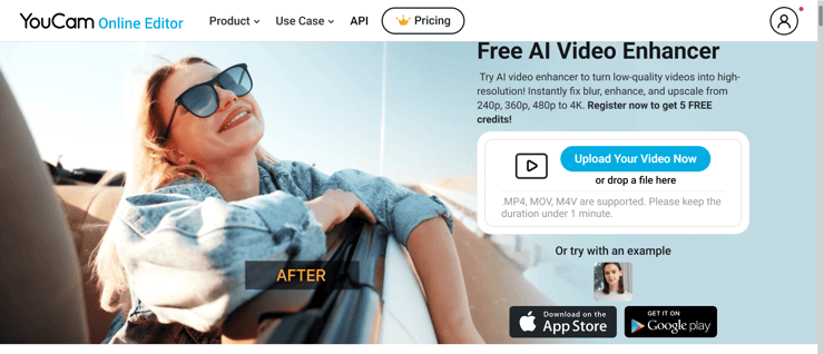 youcam online editor - ai video enhancer