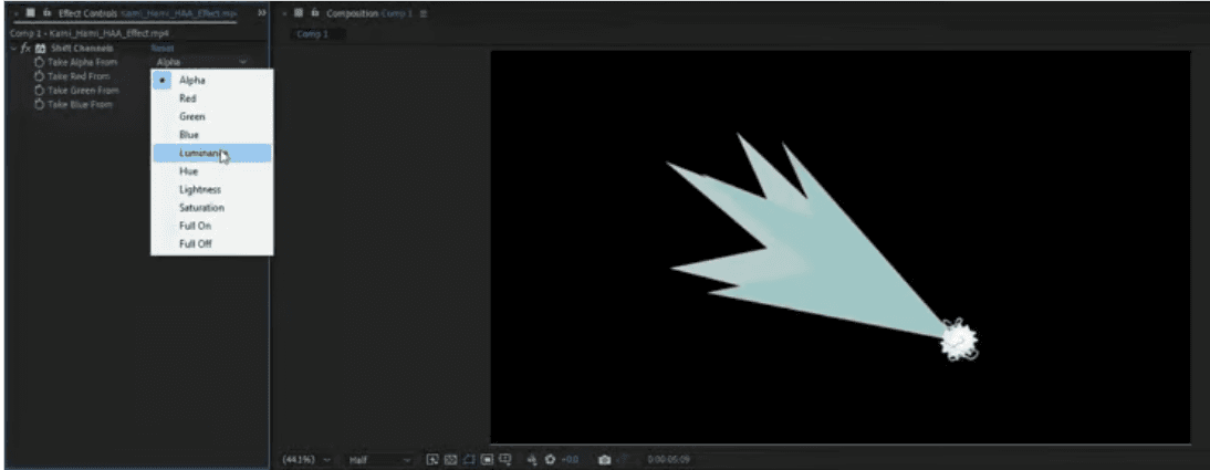 remove background from video in after effects-step3