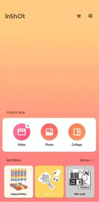 add text to video iphone - step 1
