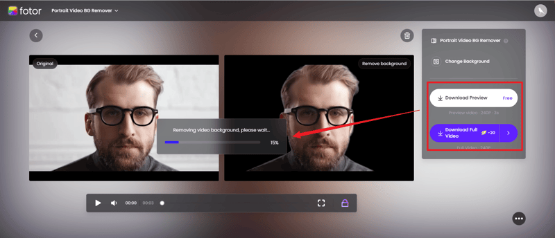 fotor background remover-step3