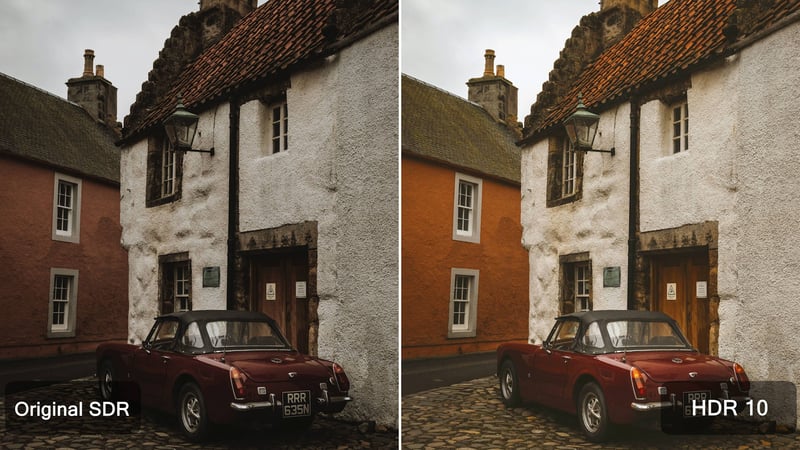 hdr10 conversion effect