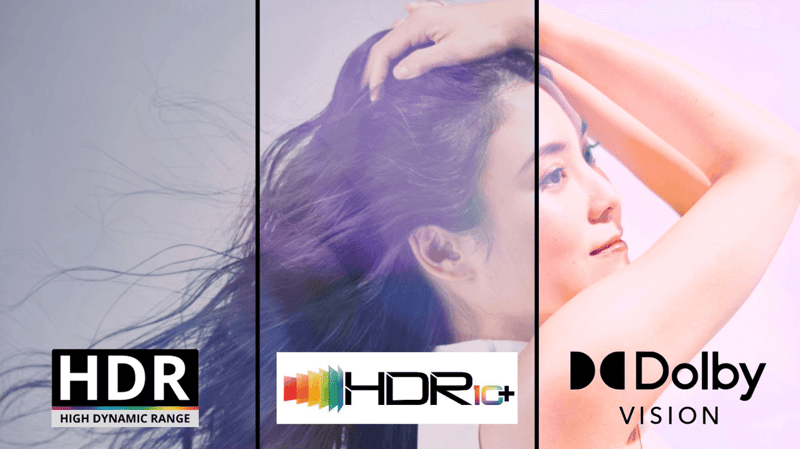 ドルビービジョンと4K・HDR10・HDR10+の違い
