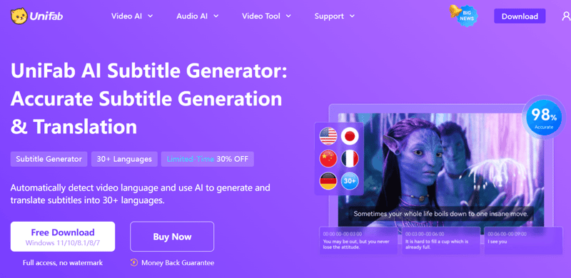 unifab subtitle generator