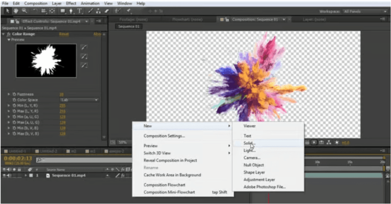 Remove background from video After Effects - confirm