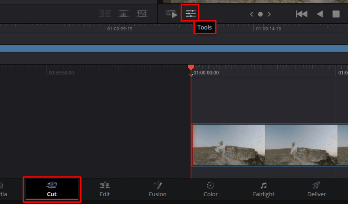 how to stabilize video in davinci resolve - step1