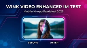 Wink Video Enhancer Test 2026: 4K, Kosten und Desktop-Alternative
