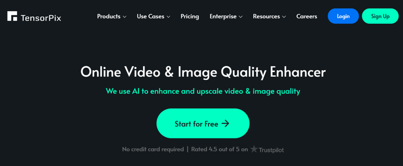 tensorpix Online free  Video Enhancer software.png