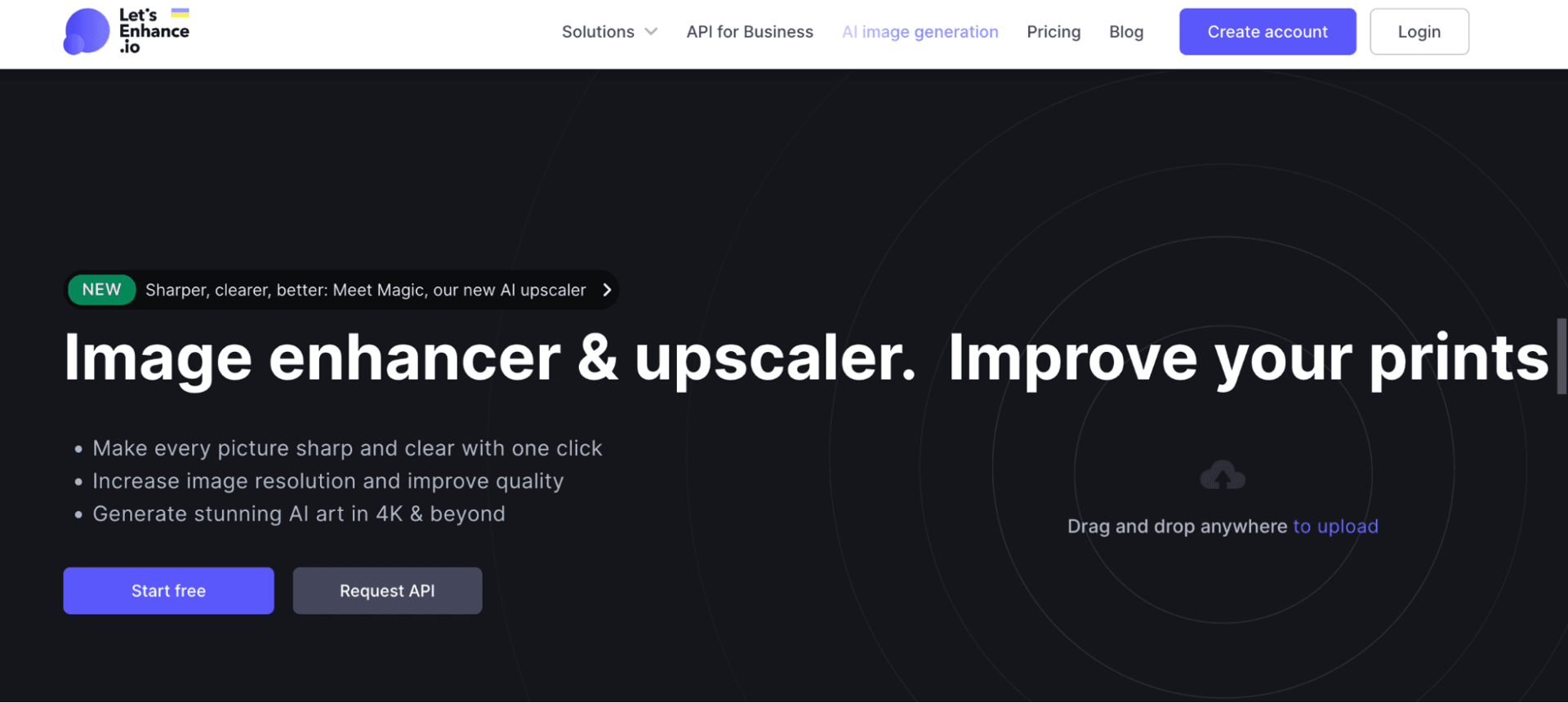 Letsenhance.io interface