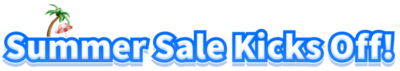 summer sale kicks off text