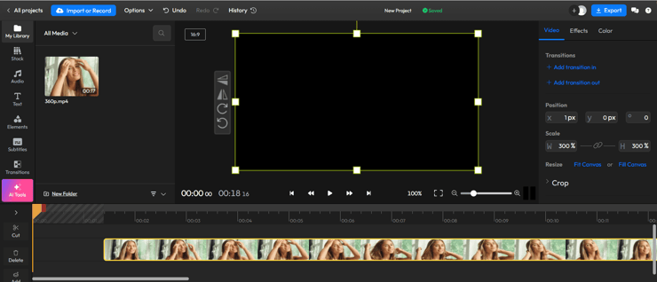 how to use flixier video editor