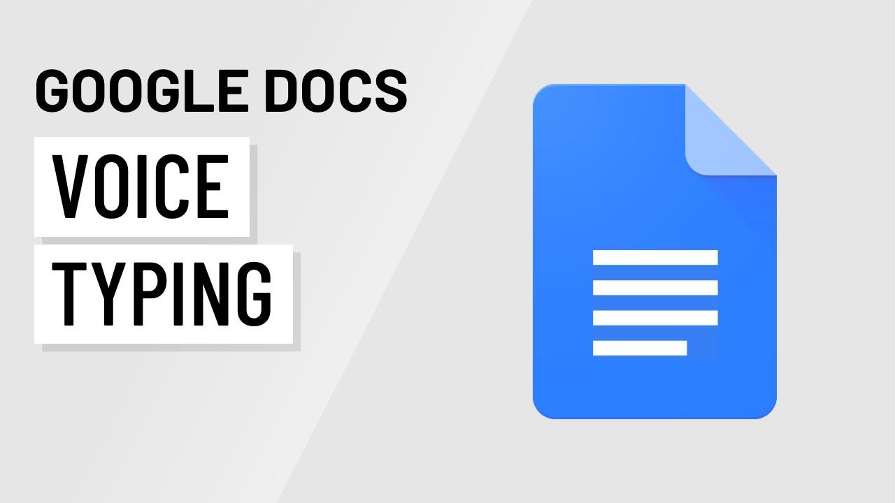 Google Docs Voice Typing 