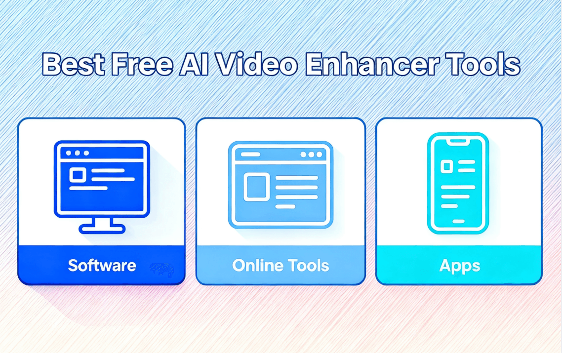Best Free AI Video Enhancer Tools in 2026: Desktop, Online & Mobile Picks Tested