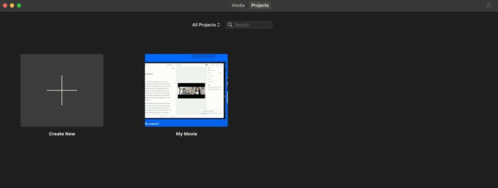 How to Add Subtitles to a Video on iMovie - step1