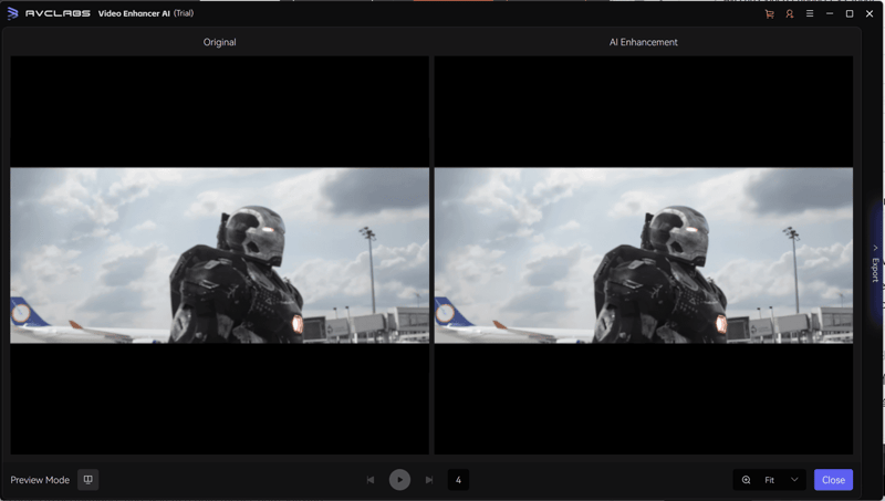 avclabs enhanced video preview
