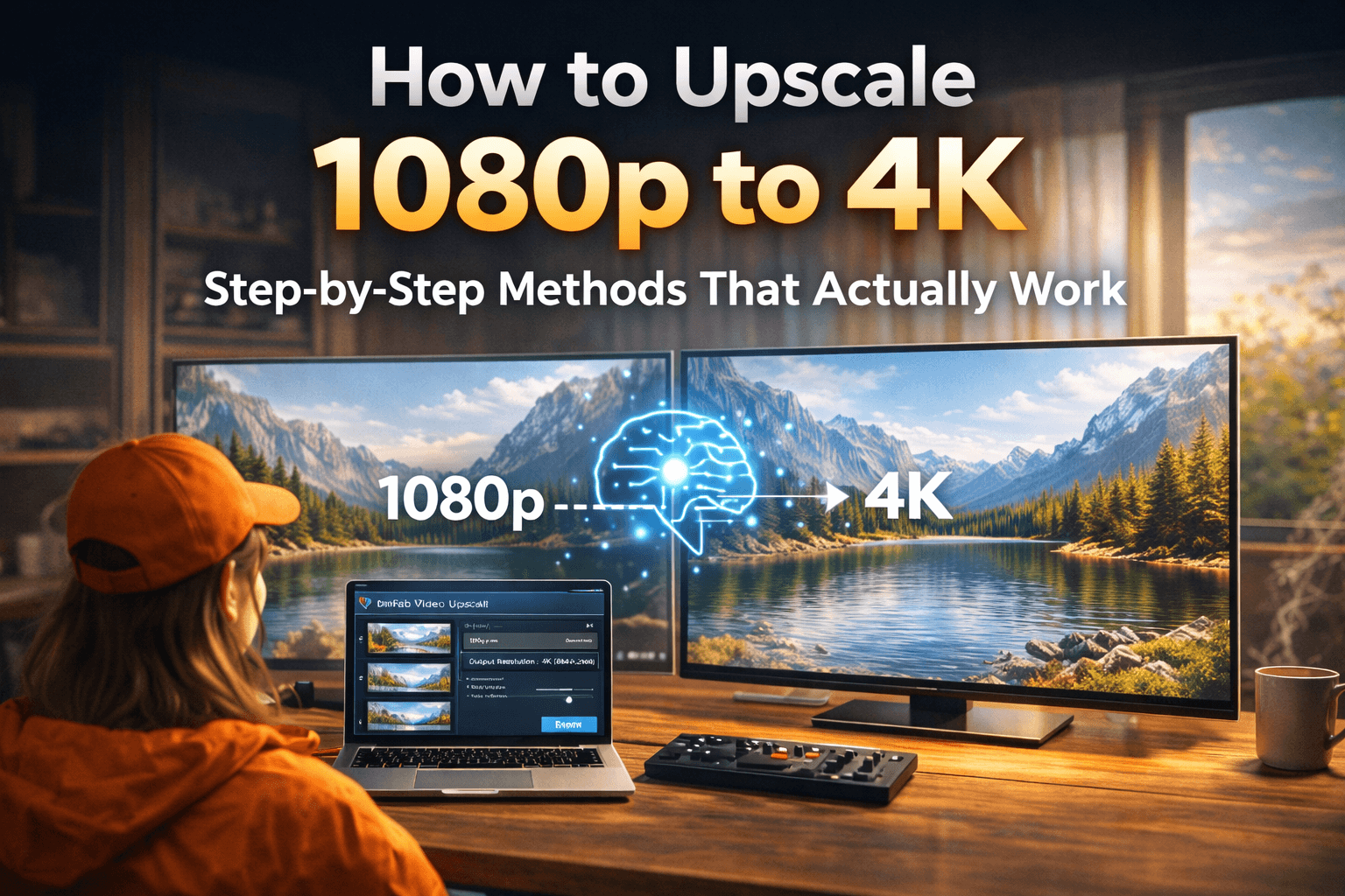 Upscale 1080p to 4K: 6 Workflows, Export Settings, and Real Limits