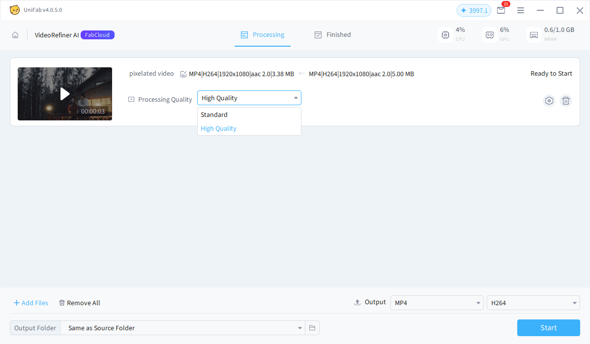 How to Depixelate Video - step 2