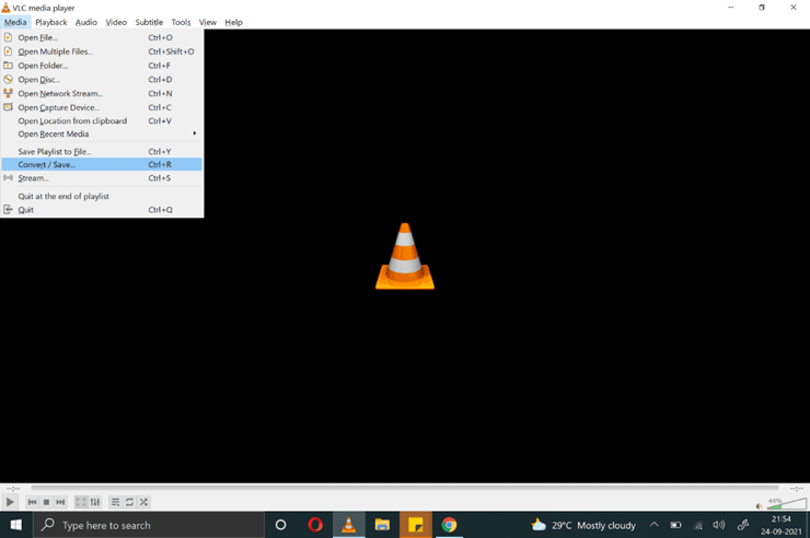 vlc operation step1
