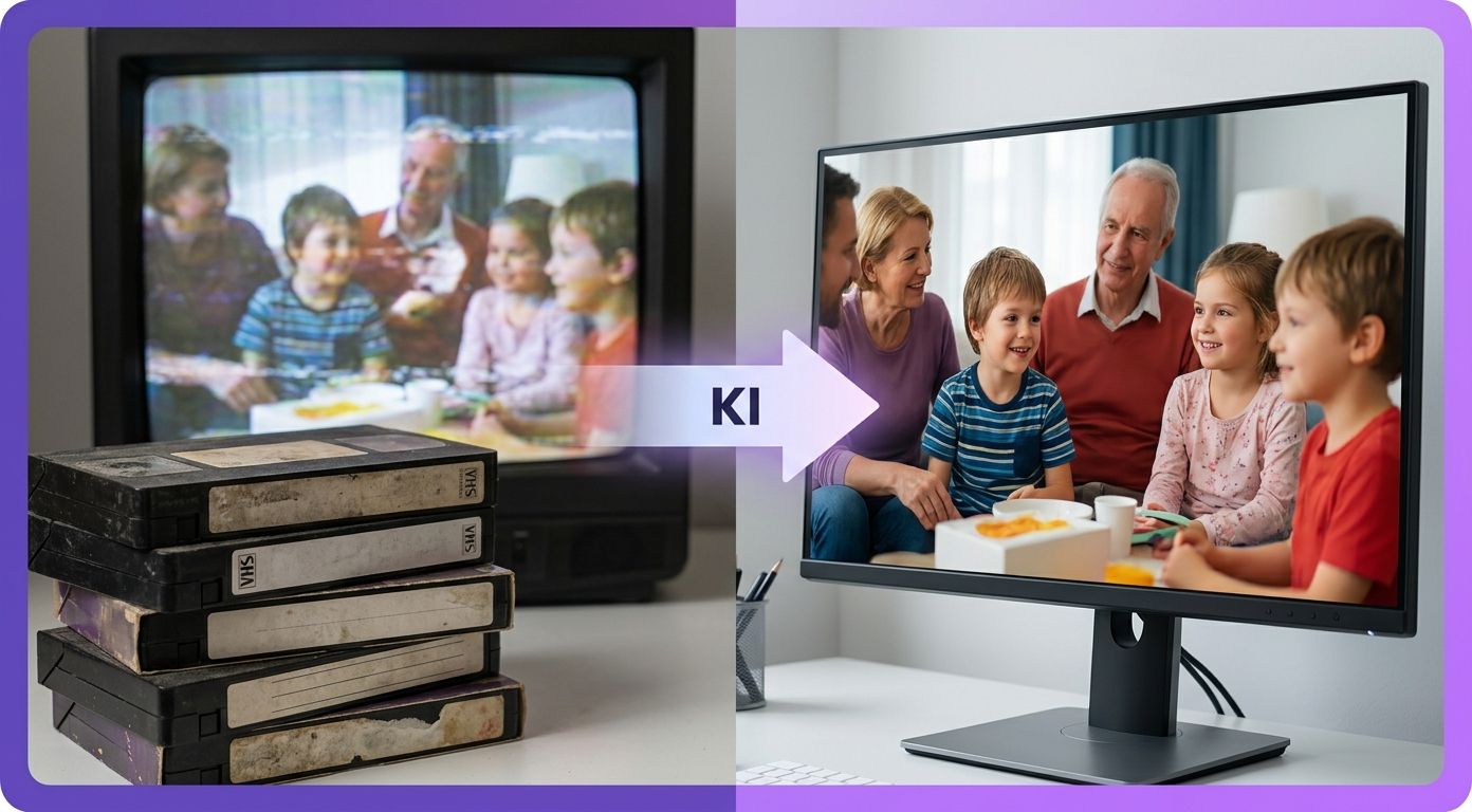 30 VHS-Bänder meines Vaters auf 4K: was 6 Monate KI-Restauration mich gelehrt haben