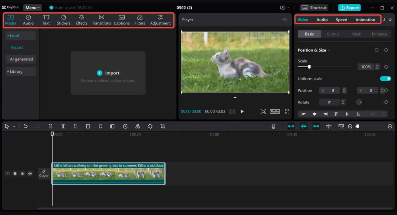 how to make a video 4k with capcut-step2