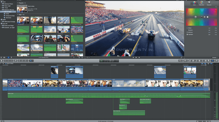 Final Cut Pro interface