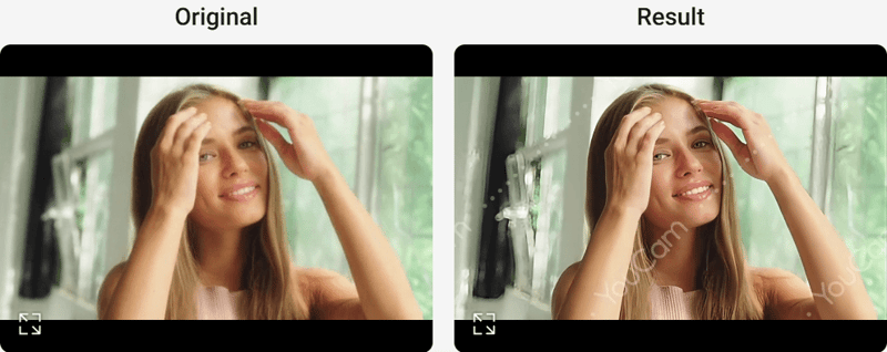 youcam 4k video upscaler performance