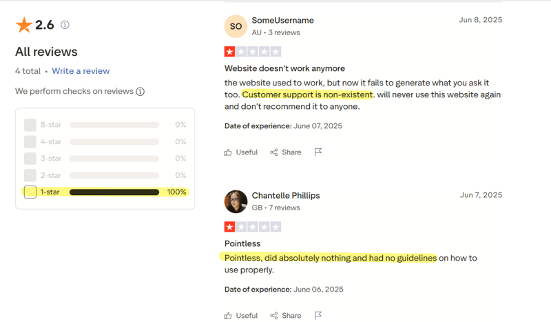 remaker review on trustpilot