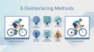 6 Ways to Deinterlace Video for Clean Progressive Output