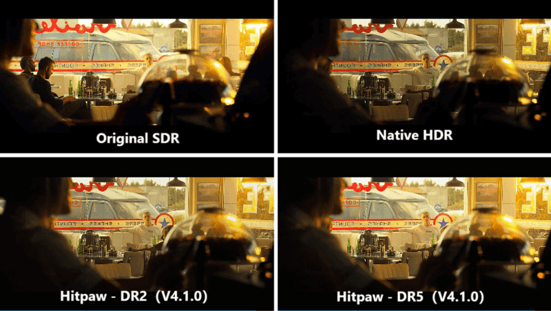 native hdr vs hitpaw hdr