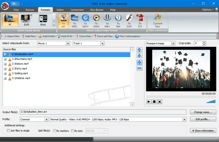 VSDC Video Resolution Changer-step1