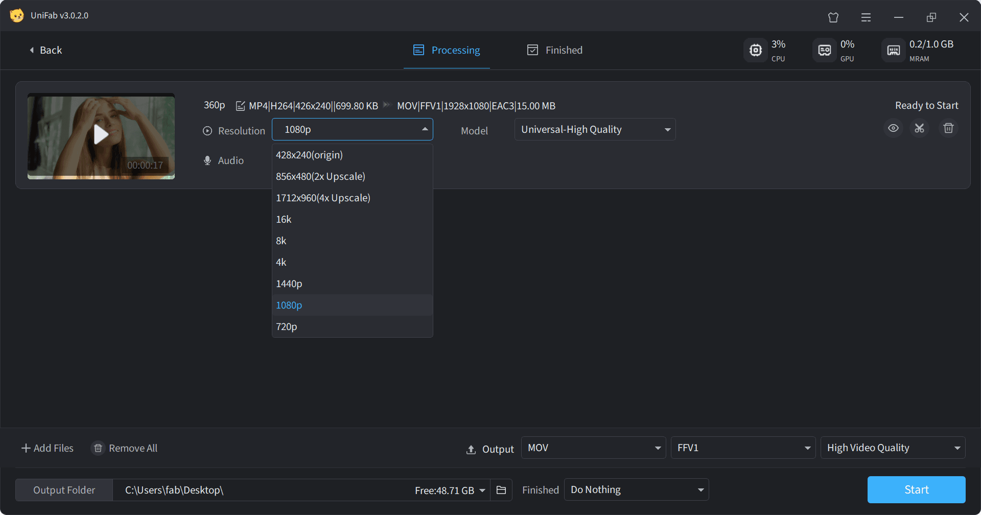 upscale 480p to 1080p - step2