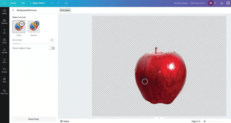Canva remove background from video - BG remover