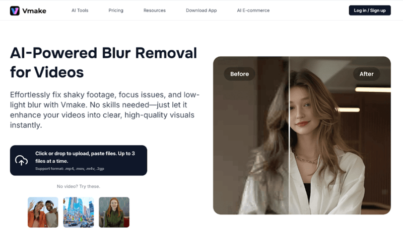 how to remove motion blur - step1