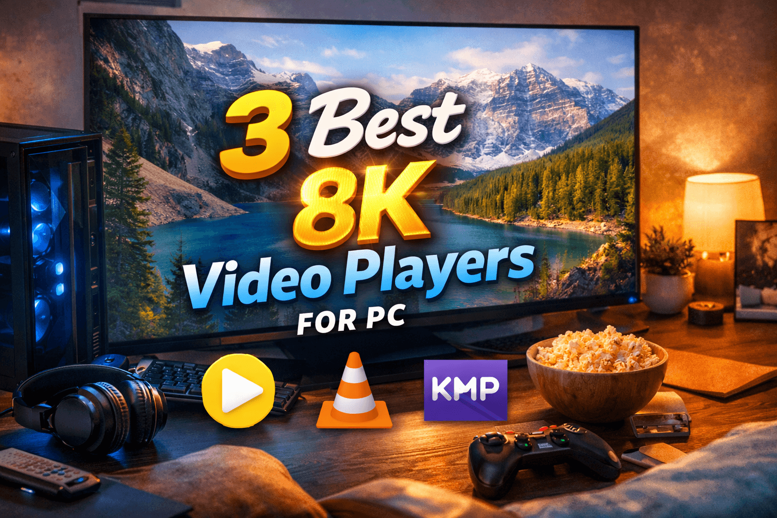 Best 8K Video Player for Windows & Mac in 2026: 4 Tested + AI Upscale Guide