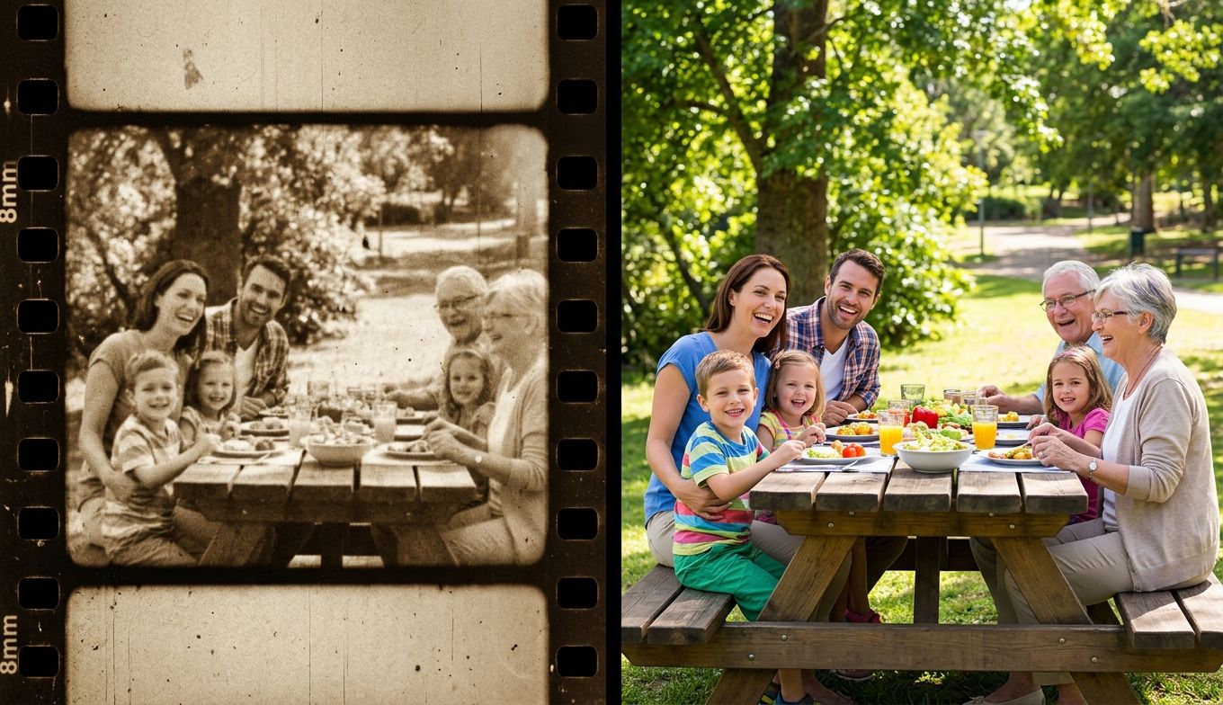 Alte Videos colorieren mit KI: was 40 Familienarchiv-Projekte über 8mm-Film gelernt haben